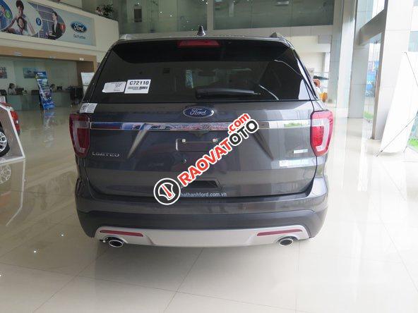 Bán Ford Explorer AT đời 2017, màu xám-7