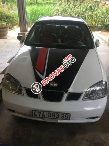 Cần bán lại xe Daewoo Lacetti EX 1.6MT đời 2005, màu trắng-1