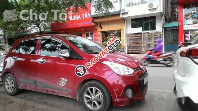 Bán Hyundai Grand i10 AT đời 2017, màu đỏ chính chủ-1