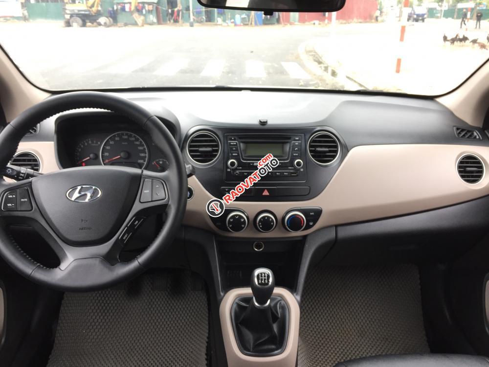 Cần bán gấp Hyundai Grand i10 2015, màu trắng, xe nhập số sàn-8