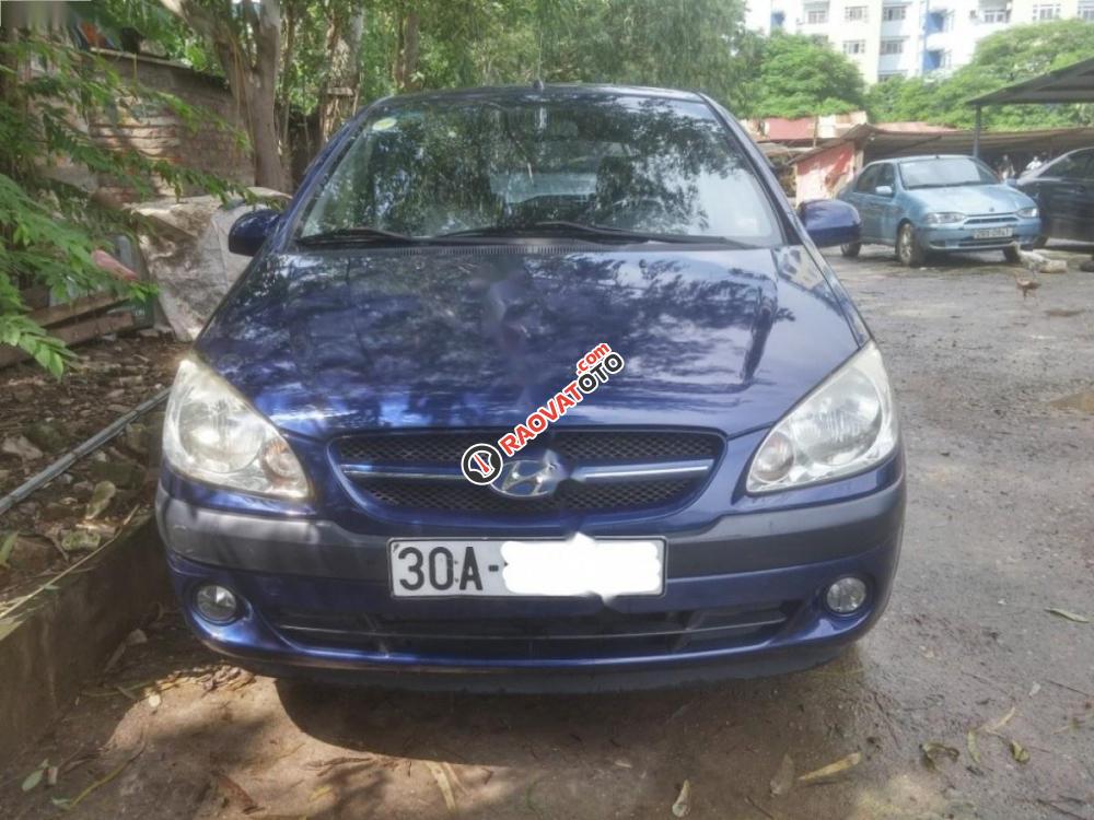 Cần bán gấp Hyundai Getz 1.4 MT 2009, màu xanh lam, nhập khẩu nguyên chiếc, 225 triệu-0