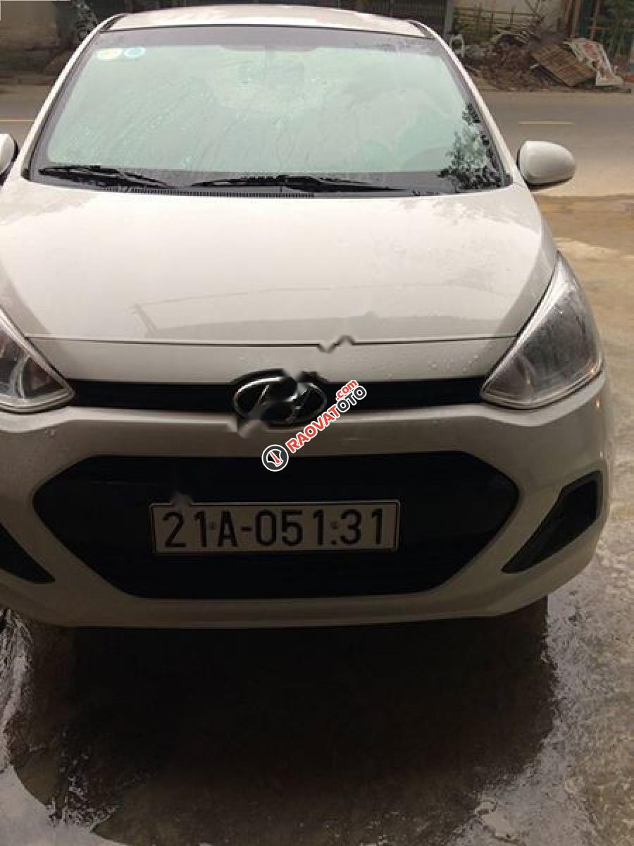 Cần bán gấp Hyundai Grand i10 1.0 MT Base đời 2014, màu trắng, nhập khẩu nguyên chiếc-2