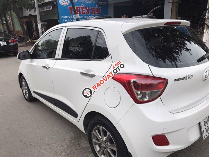 Bán Hyundai Grand i10 AT 2013, màu trắng, nhập khẩu nguyên chiếc-2