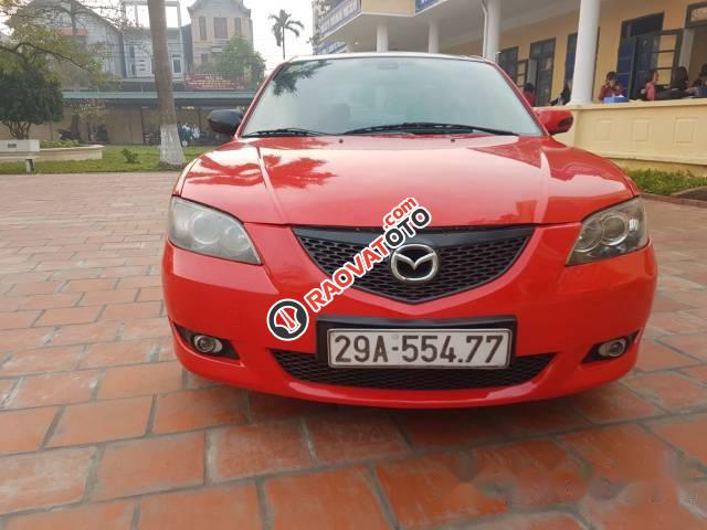 Cần bán lại xe Mazda 3 đời 2004, màu đỏ-3