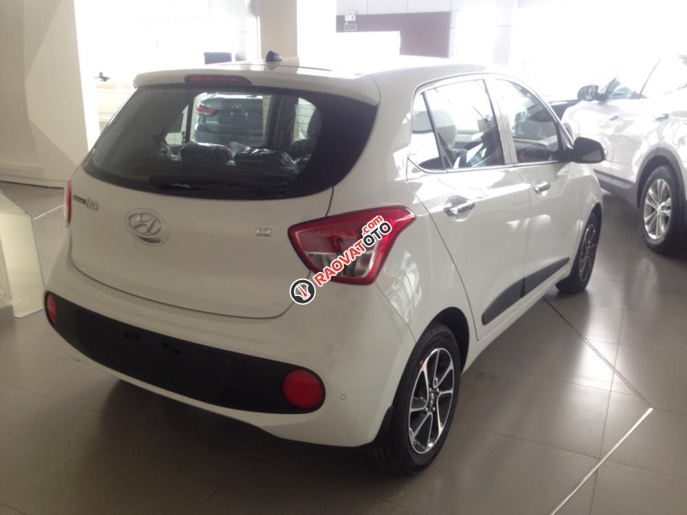 Hyundai Grand i10 AT 2017 màu trắng - Hỗ trợ tài chính lên đến 80%, LH: 0904488246 để nhận được hỗ trợ tốt nhất-2