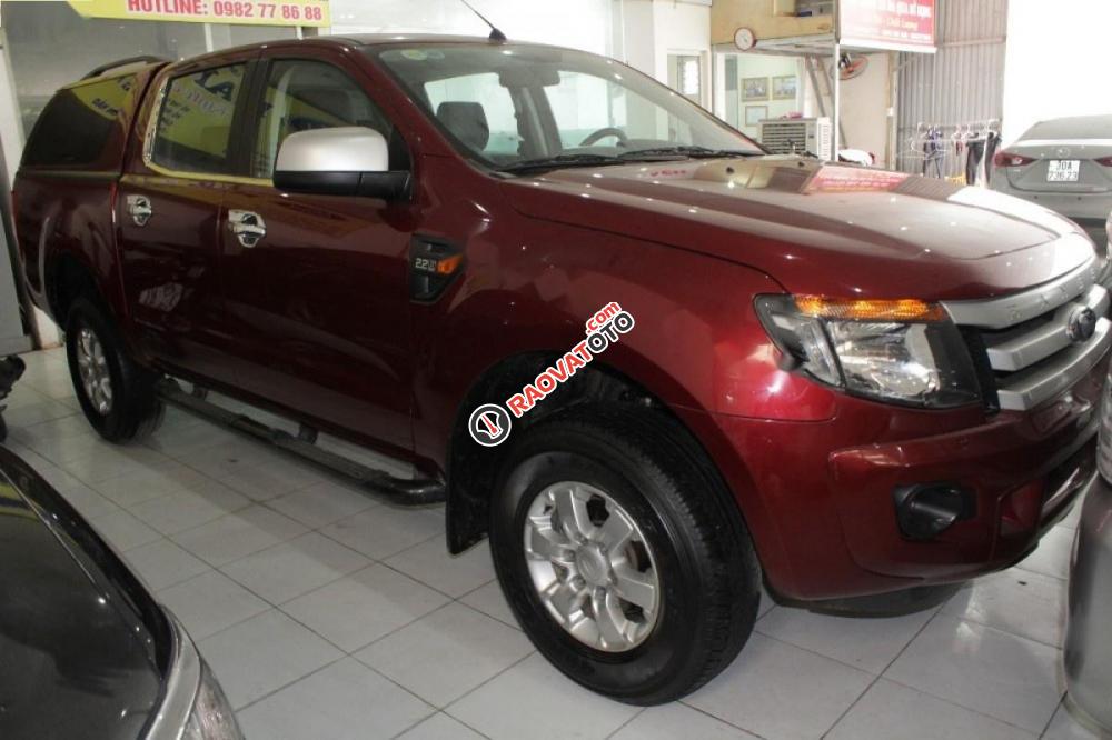 Bán ô tô Ford Ranger XLS 2.2L 4x2 AT đời 2014, màu đỏ, nhập khẩu nguyên chiếc -1