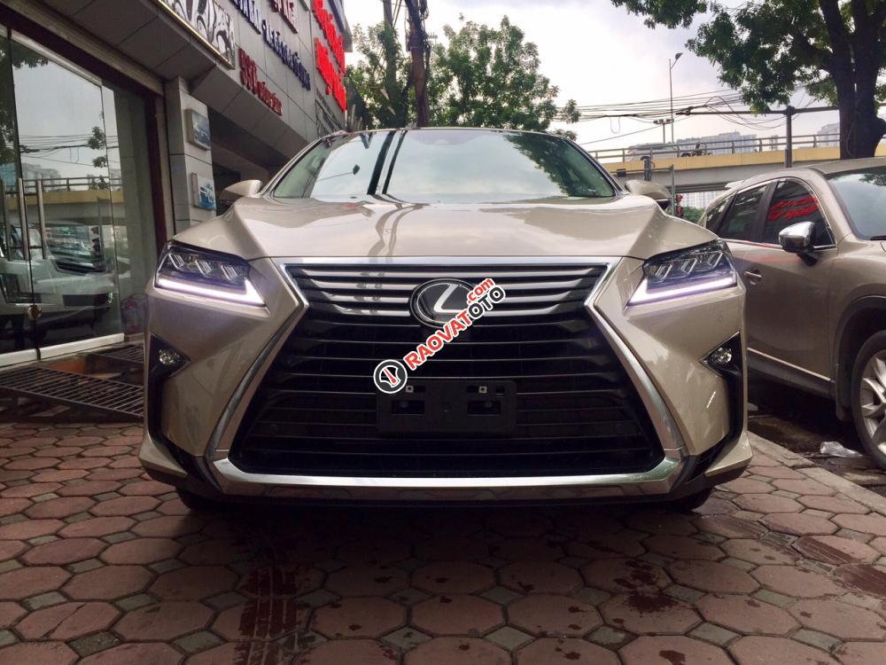 Bán ô tô Lexus RX RX350 Luxury 2017, màu vàng, nhập khẩu Mỹ giá tốt. LH: 0948.256.912-1