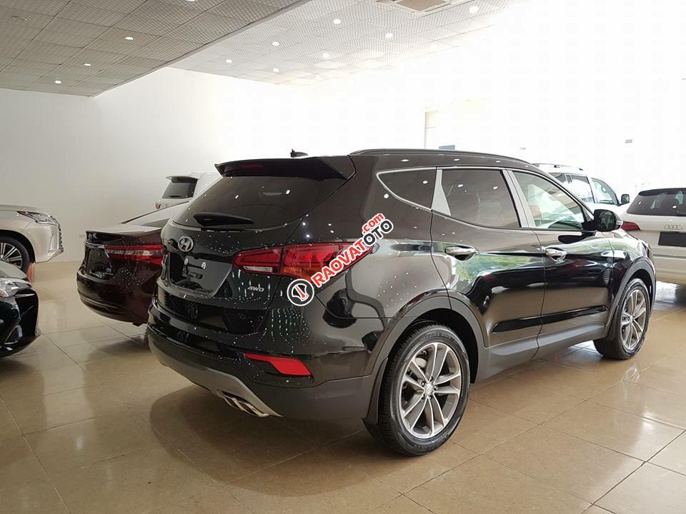 Bán Hyundai Santa Fe 4WD đời 2017, màu đen-13