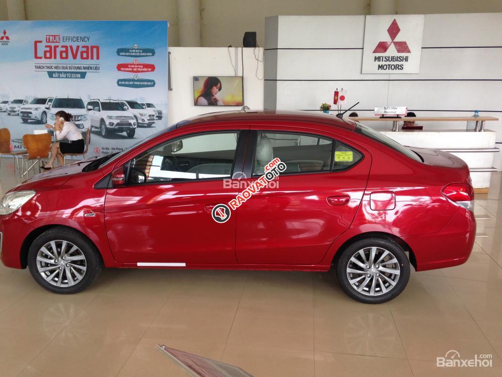 Xe Mitsubishi Attrage mới 2017, màu đỏ, xe nhập, siêu khuyến mãi, ưu đãi cao tại Đà Nẵng-4