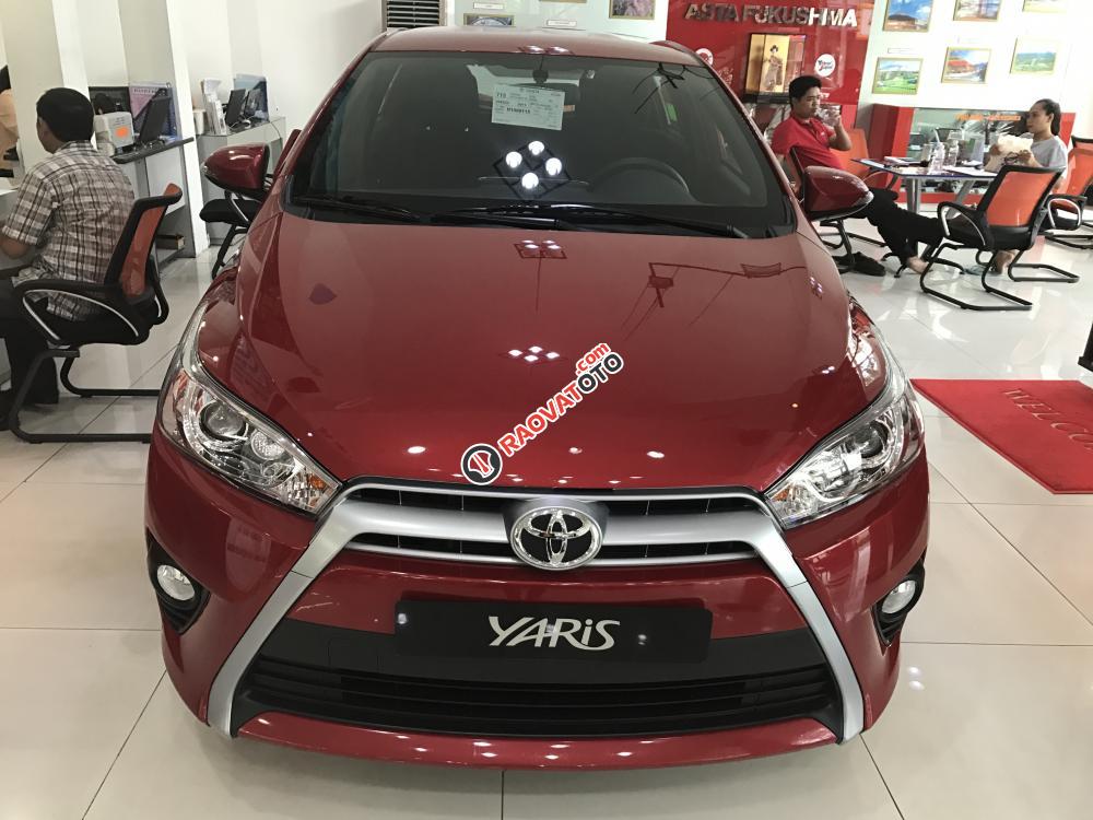 Cần bán xe Toyota Yaris 1.5G CVT đời 2018, màu đỏ, nhập khẩu Thái, hỗ trợ trả góp lãi suất thấp-0