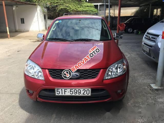 Bán Ford Escape 2.3 AT đời 2010, màu đỏ, 425 triệu-0