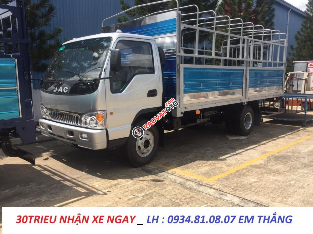 Xe tải Jac 4T9 HFC, thùng mui bạt, giá rẻ từ nhà máy-1