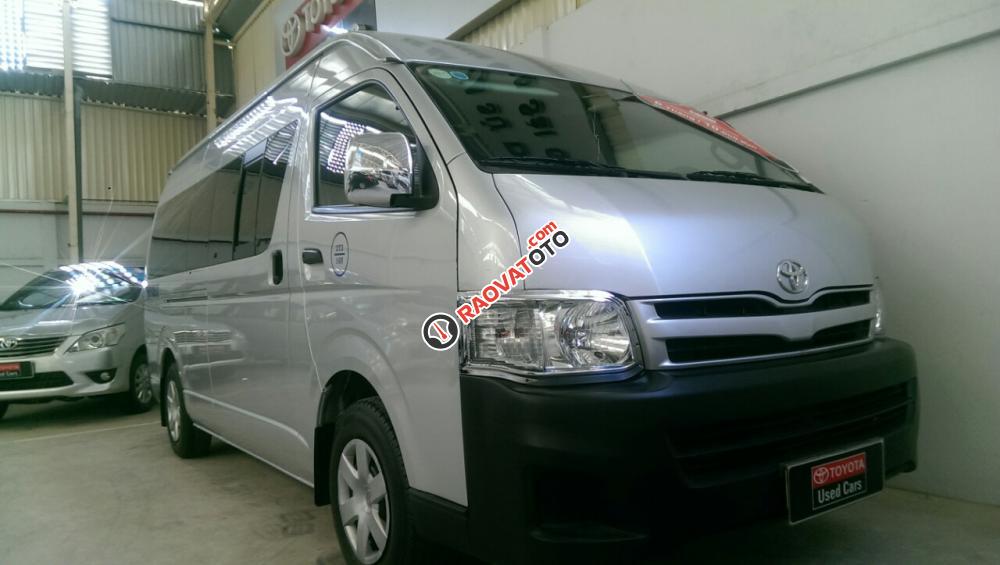 Bán xe Toyota Hiace 2.7 đời 2016, màu bạc, nhập khẩu nguyên chiếc số sàn-7