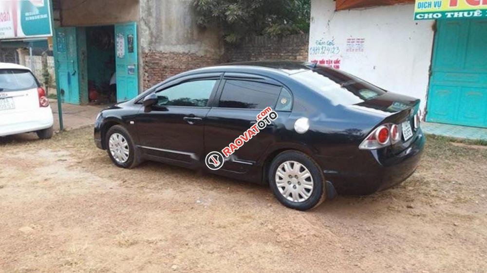 Bán Honda Civic 1.8 MT đời 2007, màu đen, giá 262tr-0