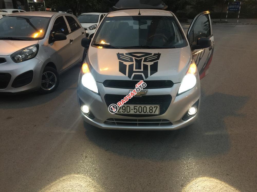 Chevrolet Spark Van 2013 màu bạc, nhập khẩu nguyên chiếc-0