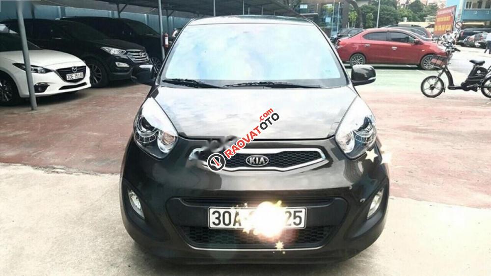 Cần bán lại xe Kia Morning 1.0AT 2015, màu nâu chính chủ, 348 triệu-0