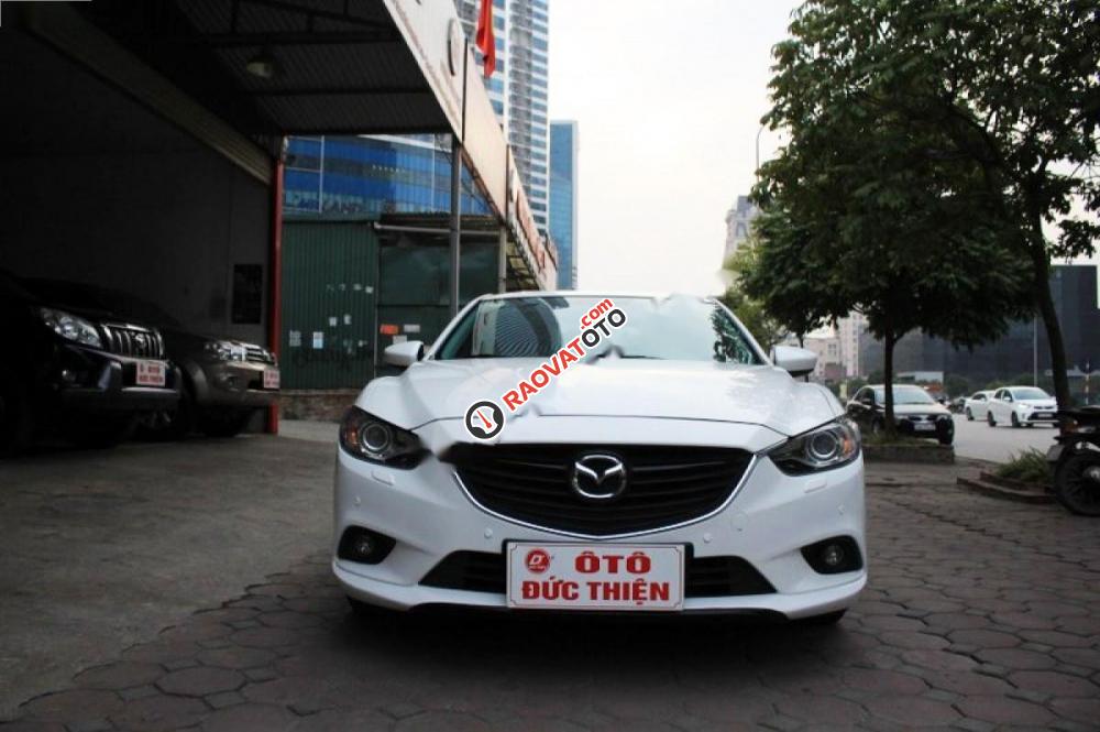 Cần bán lại xe Mazda 6 2.0 AT 2013, màu trắng, nhập khẩu chính chủ-1