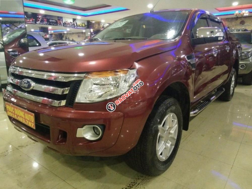 Xe Ford Ranger XLT 2.2L 4x4 MT năm 2015, màu đỏ, nhập khẩu nguyên chiếc như mới, 565tr-1