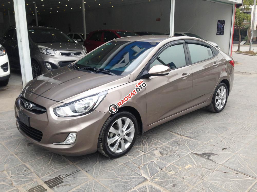 Hyundai Accent 2012, màu nâu, xe nhập, giá tốt-1