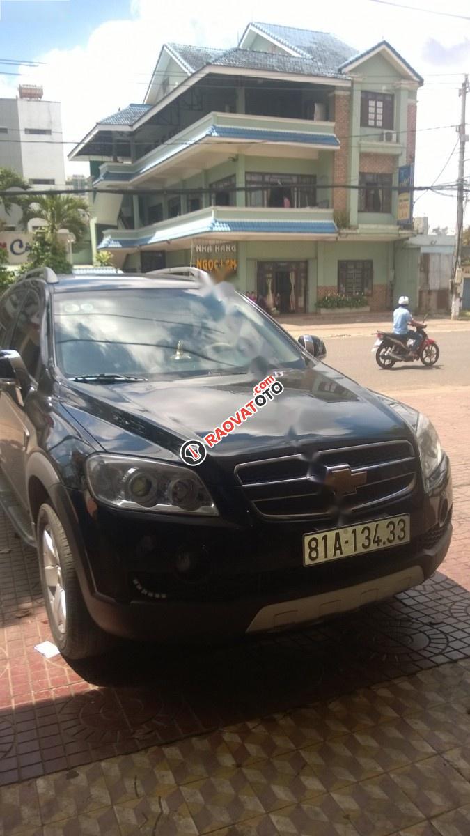 Bán xe Chevrolet Captiva LT đời 2007, màu đen -0