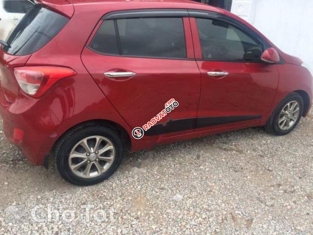 Bán xe Hyundai Grand i10 đời 2017, màu đỏ, nhập khẩu chính chủ, giá tốt-1