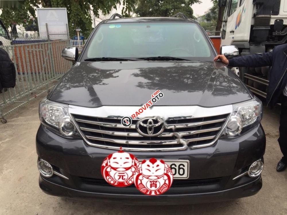 Cần bán Toyota Fortuner năm 2015, màu xám số tự động, 815 triệu-1