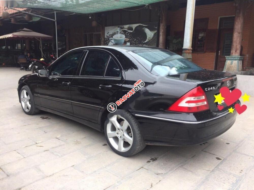 Bán ô tô Mercedes C240 đời 2004, màu đen, nhập khẩu  -5