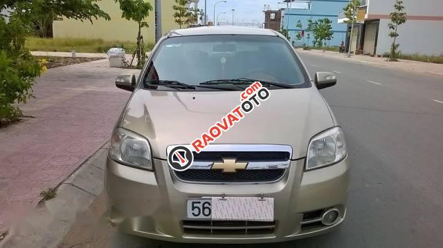 Cần bán xe Chevrolet Aveo đời 2007, màu vàng-1