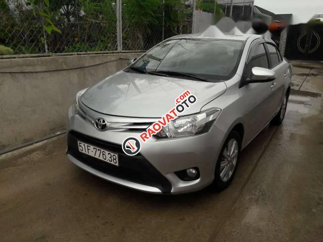 Cần bán Toyota Vios E đời 2016, màu bạc-1