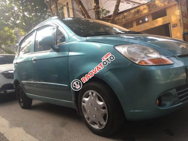 Cần bán gấp Chevrolet Spark đời 2009, màu xanh-1