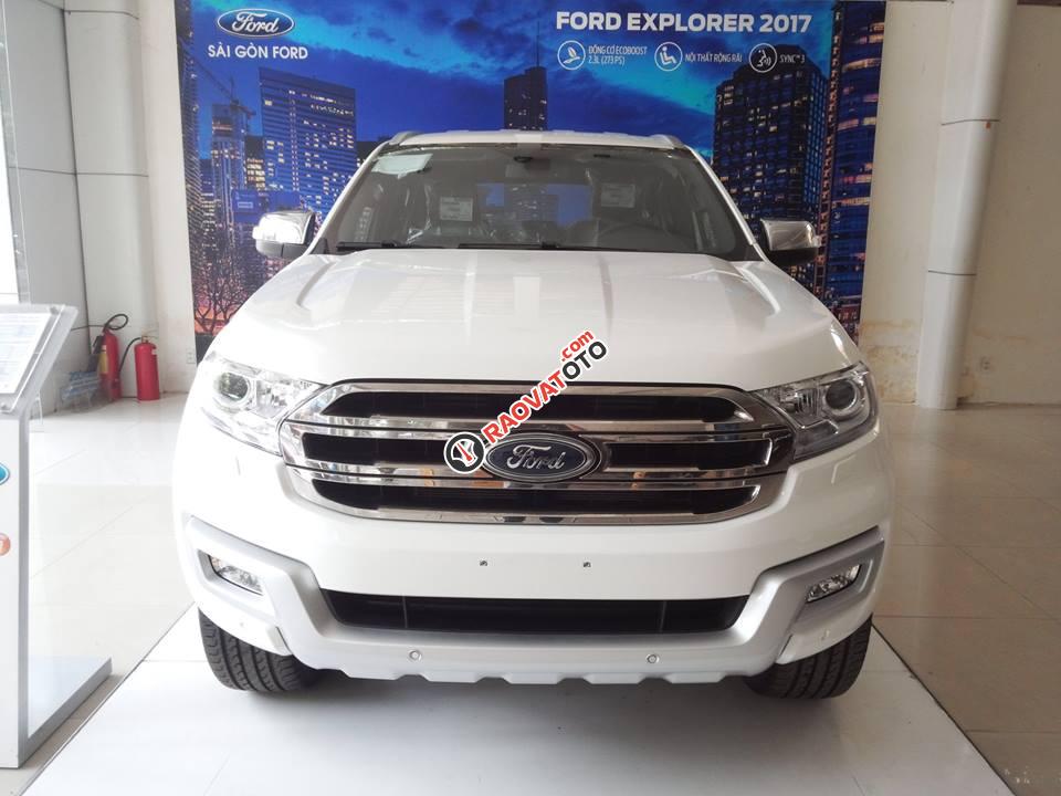 Bán ô tô Ford Everest 2.2L 4x2 Titanium AT 2018, nhập Thái, giá kèm nhiều quà tặng hấp dẫn-0