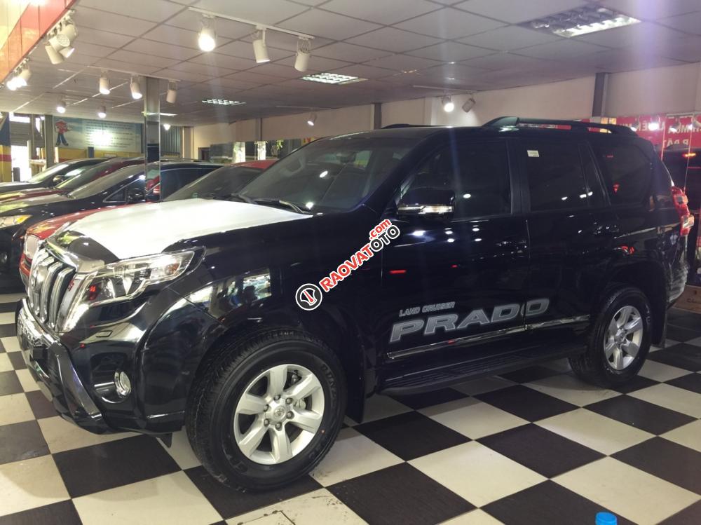 Bán Toyota Prado VX đời 2017, màu đen nóc trắng, nhập Trung Đông, xe giao ngay-1