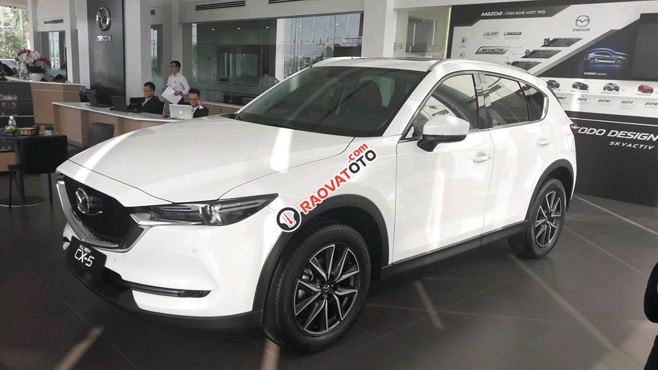 Bán xe Mazda CX 5 2.0 đời 2018, màu trắng, 869 triệu-0