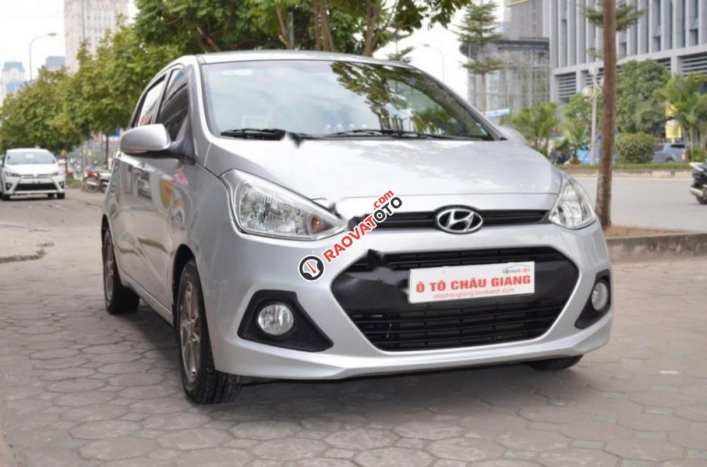 Bán Hyundai Grand i10 Grand 1.0 MT đời 2015, màu bạc, nhập khẩu nguyên chiếc, 325tr-2