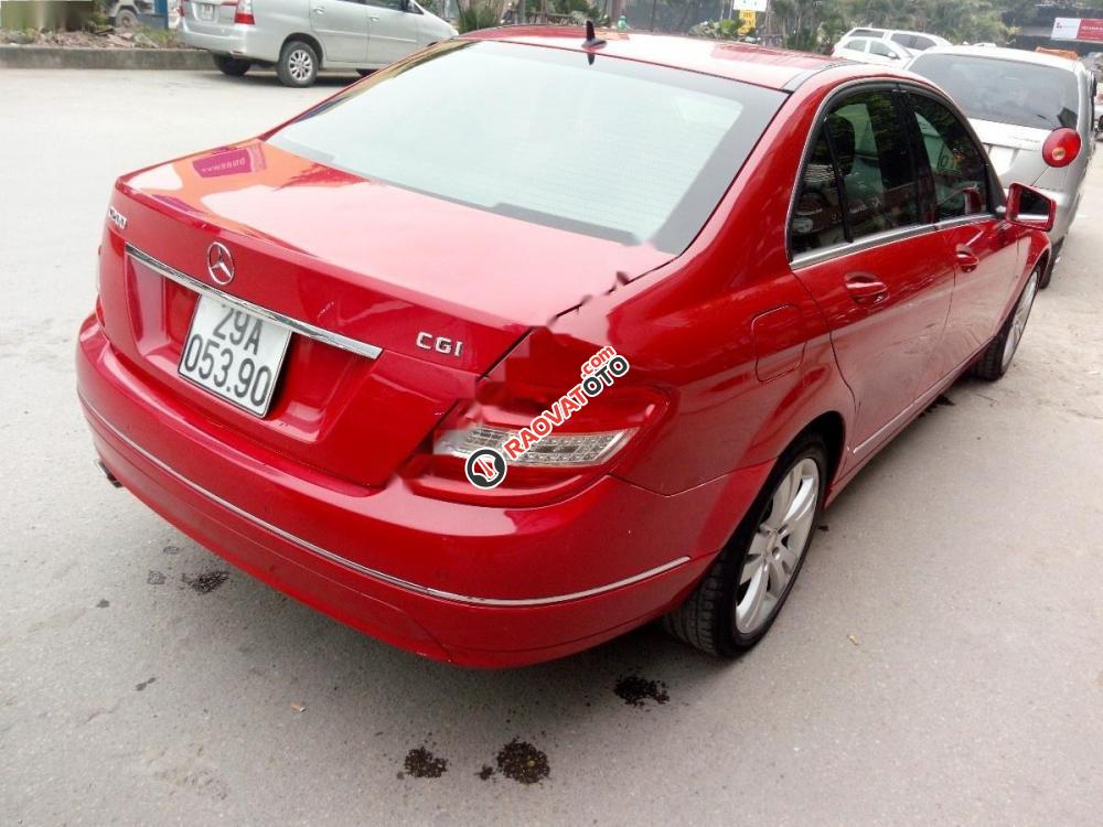 Bán ô tô Mercedes C200 CGI đời 2010, màu đỏ chính chủ, giá tốt-7