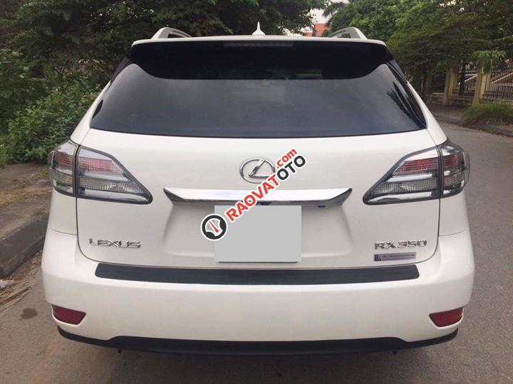 Bán xe Lexus RX350 2009 màu trắng, nội thất kem nhập khẩu nguyên chiếc-3