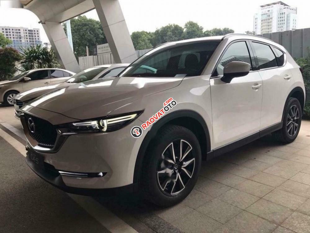 Bán xe Mazda CX 5 2.0 AT 2017, màu trắng, giá chỉ 860 triệu-1