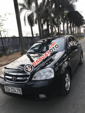 Cần bán lại xe Daewoo Lacetti đời 2008, màu đen xe gia đình, 182 triệu-4