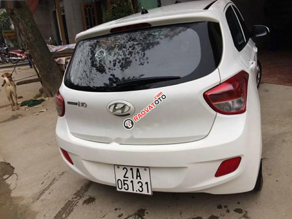 Cần bán gấp Hyundai Grand i10 1.0 MT Base đời 2014, màu trắng, nhập khẩu nguyên chiếc-3