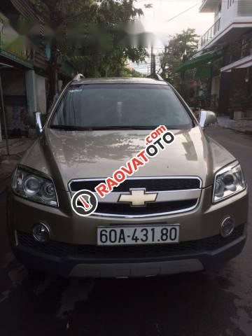 Bán ô tô Chevrolet Captiva LT sản xuất 2008, màu vàng-5