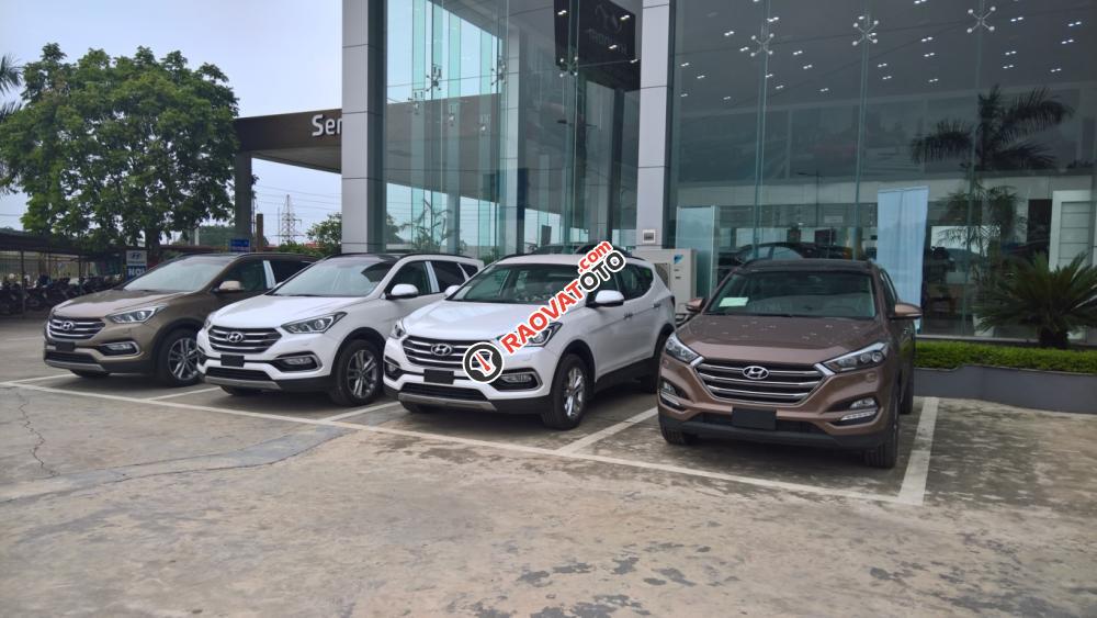 Cần bán xe Hyundai Santa Fe, màu nâu, giao ngay-3