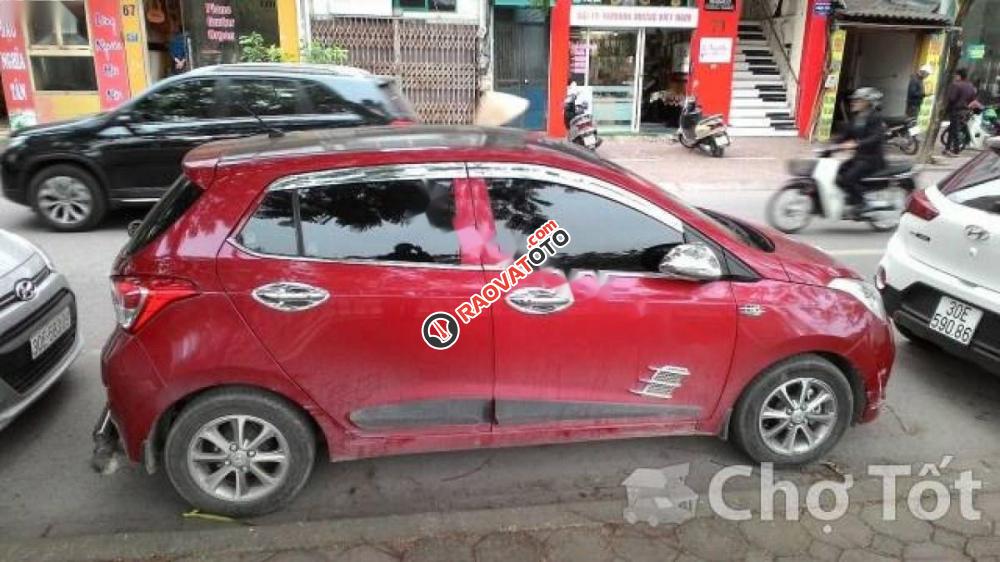 Bán xe Hyundai Grand i10 đời 2017, màu đỏ, nhập khẩu chính chủ, giá tốt-4