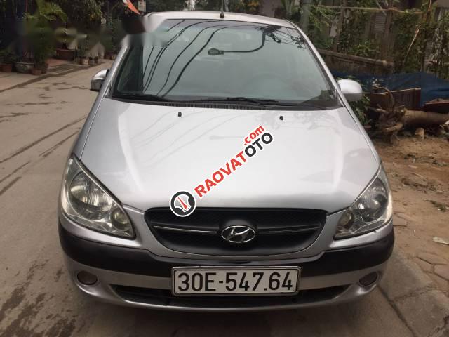 Bán xe Hyundai Getz đời 2009, màu bạc -0