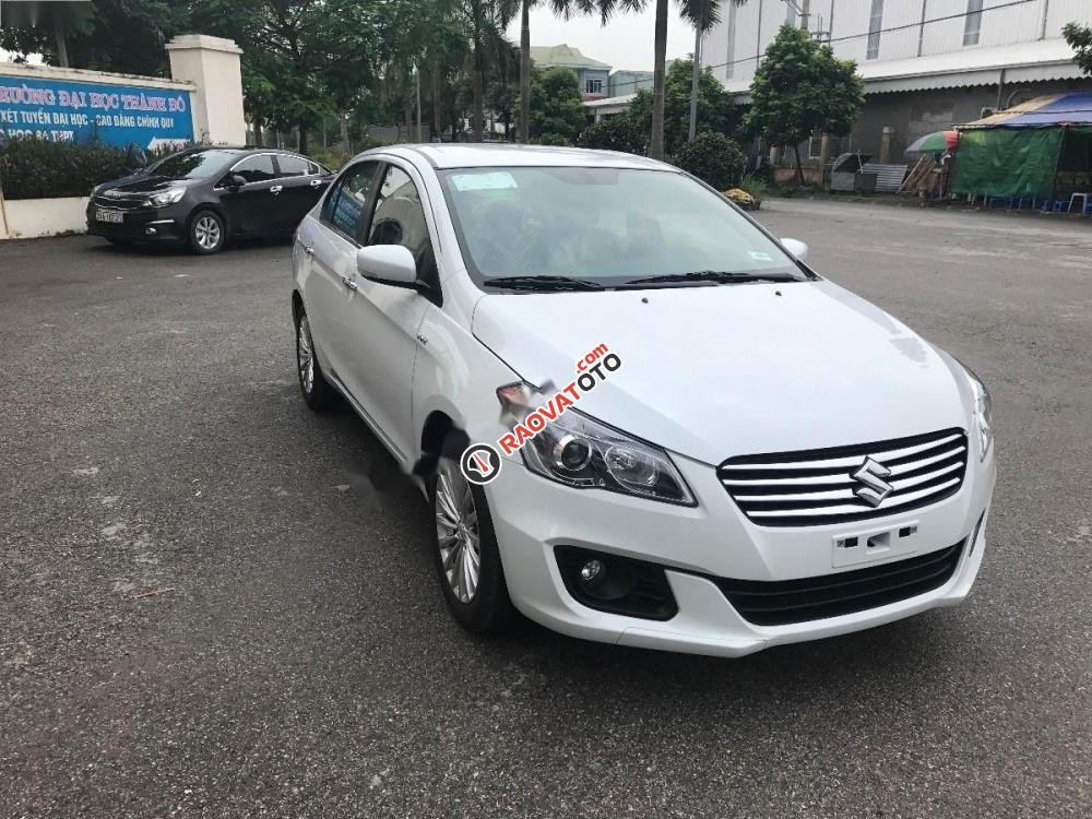 Bán ô tô Suzuki Ciaz 1.4 AT đời 2017, màu trắng, xe nhập, giá tốt-1