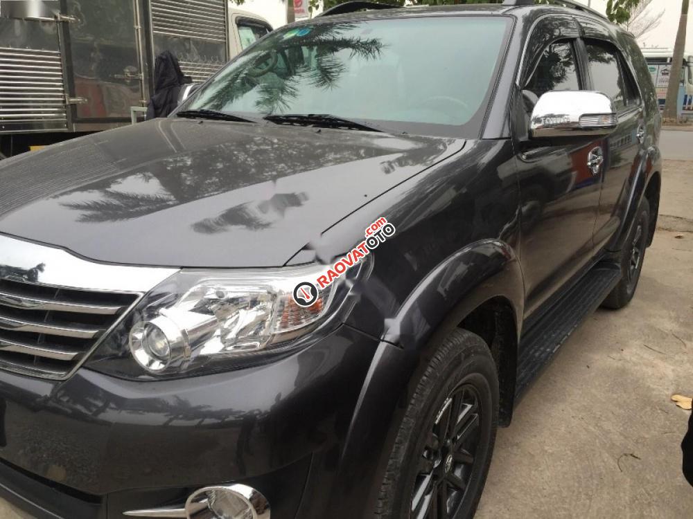 Cần bán Toyota Fortuner 2015, màu xám chính chủ-9