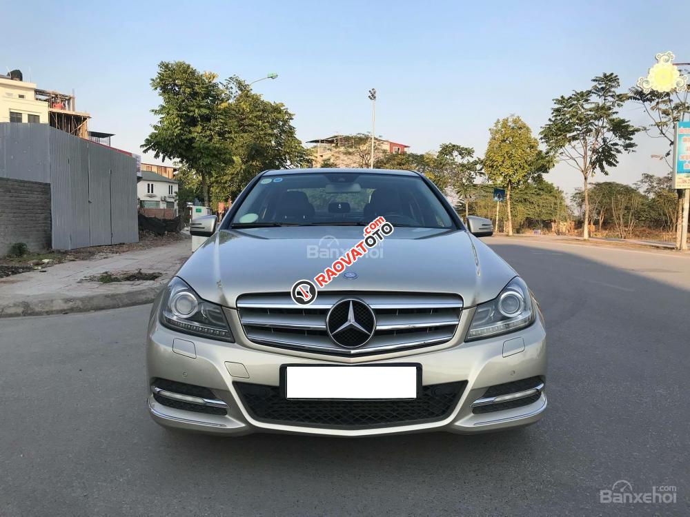 Bán ô tô Mercedes C200 Blue Eficiency đời 2013, màu vàng-1