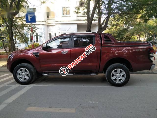 Bán Ford Ranger XLT 2014, màu đỏ số sàn, giá tốt-1