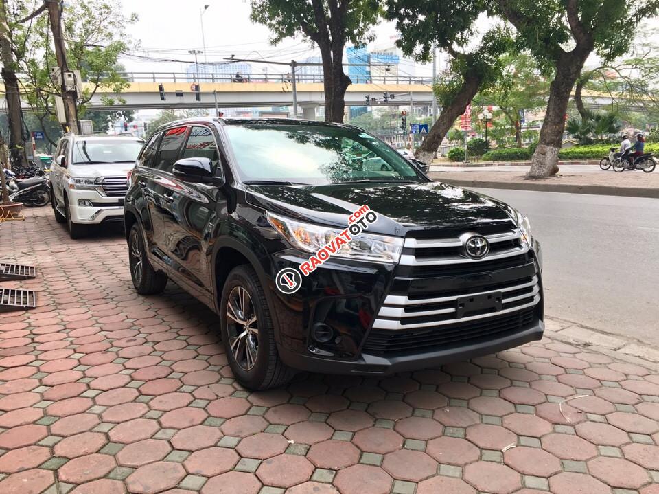 Bán Toyota Highlander LE đời 2018, màu đen, nhập khẩu Mỹ - Giá tốt. LH: 0948.256.912-2