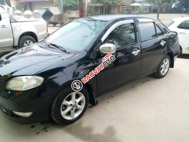 Bán Toyota Vios đời 2007, màu đen số sàn, giá tốt-1