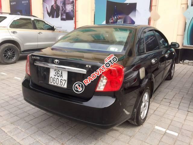 Bán ô tô Daewoo Lacetti đời 2009, màu đen-3